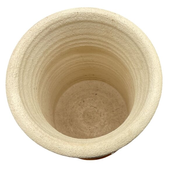 Vintage A La Carte Handcrafted Textured Ceramic Vase With Bamboo Design Signed 1 - Picture 6 of 7